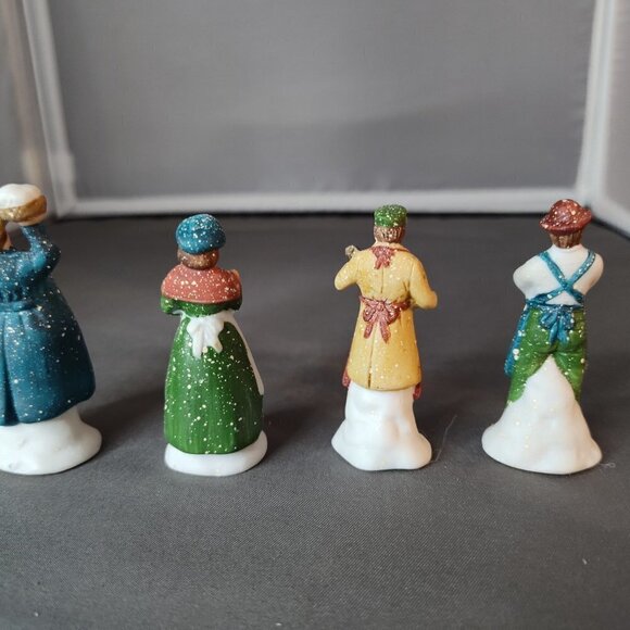 Department 56 Heritage Village Collection 4 Pc "Shopkeepers" with Original Box - Picture 7 of 10